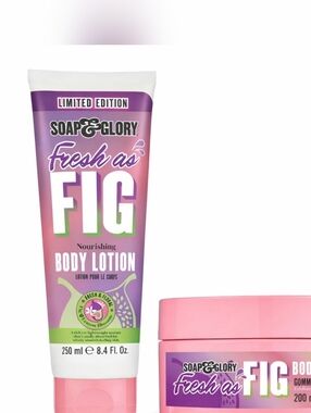 Soap & Glory Fresh as Fig Set NEW Limited Edition (Lotion Body Scrub)
